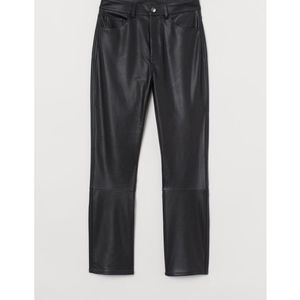 H&M High-Waist Faux Leather Pants